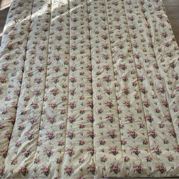Rare Vintage Ralph Lauren Sophie Brooke Floral Comforter Twin 100% Cotton - Picture 10 of 11